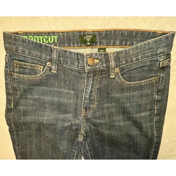 J.Crew Jeans Women's Size 28 Short, Dark Blue Bootcut Comfort Flattering Classic - Picture 4 of 5